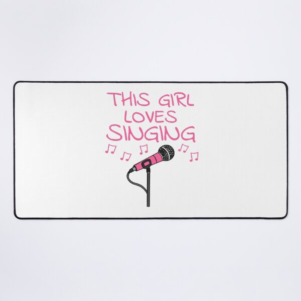 Item preview, This Girl Loves Singing, Female Vocalist, Singer Musician designed and sold by doodlerob.