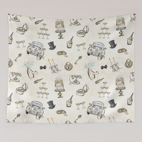 Item preview, Wedding Doodles Pattern designed and sold by KaramfilaS.