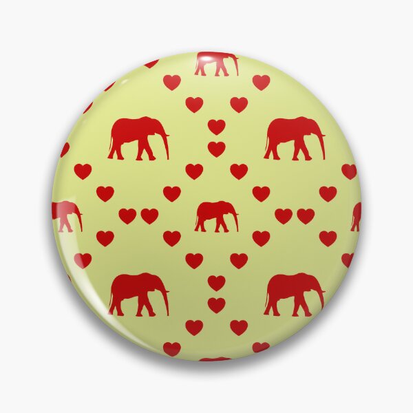 Item preview, Elefanten Silhouette Nahtloses Herzmuster | Elephant Silhouet Seamless Heart Pattern | Elephant Silhouet Seamless Heart Pattern | Silhouet di elefante Modello a cuore senza cuciture designed and sold by TheIconSmith.