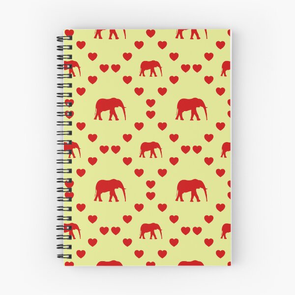 Item preview, Elefanten Silhouette Nahtloses Herzmuster | Elephant Silhouet Seamless Heart Pattern | Elephant Silhouet Seamless Heart Pattern | Silhouet di elefante Modello a cuore senza cuciture designed and sold by TheIconSmith.