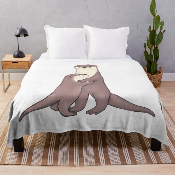 Item preview, Asian Small Clawed Otter: Mom & Cub designed and sold by OTTERFAMILY.