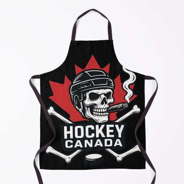 Item preview, Hockey Canada Skull Helmet – Badass Maple Leaf Hockey Design designed and sold by WAUZ.