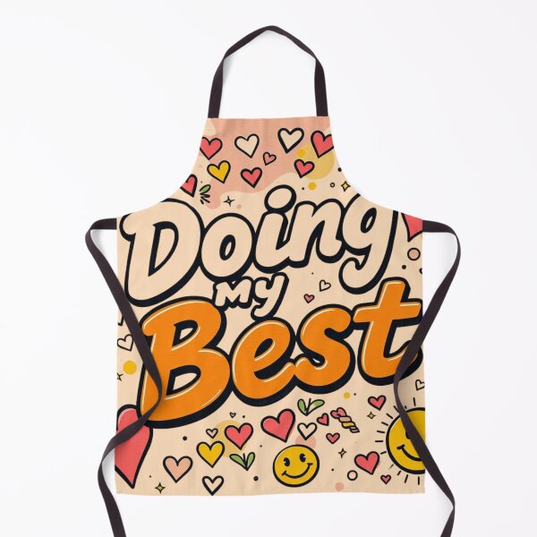 Item preview, Doing My Best – Retro Positive Vibes Design designed and sold by GracefulPODshop.