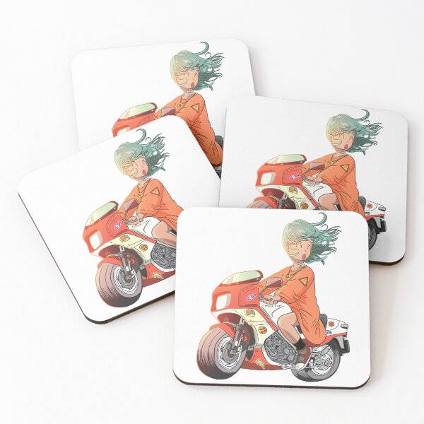 Item preview, Anime Motorcycle Rider – Bulma-Inspired Design | Retro Bike Art designed and sold by La Ermitania.