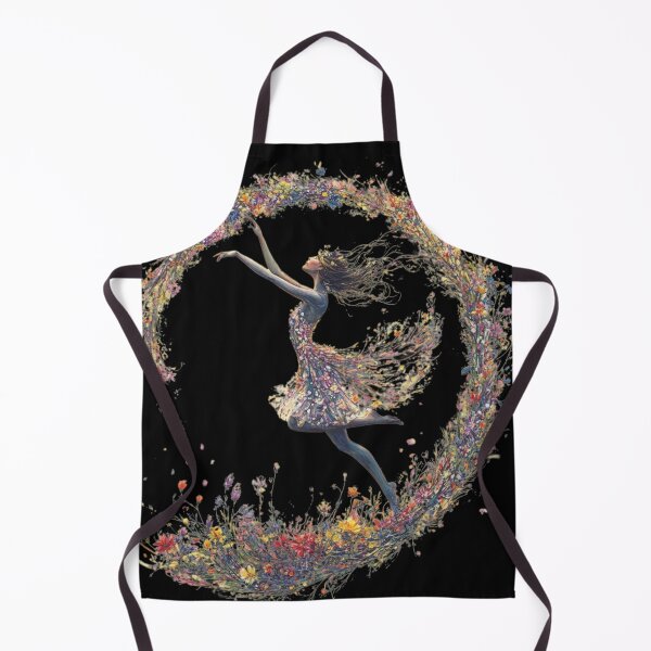 Item preview, Floral Dance of Freedom – Boho Whimsical Art Print designed and sold by MomentumbyOla.
