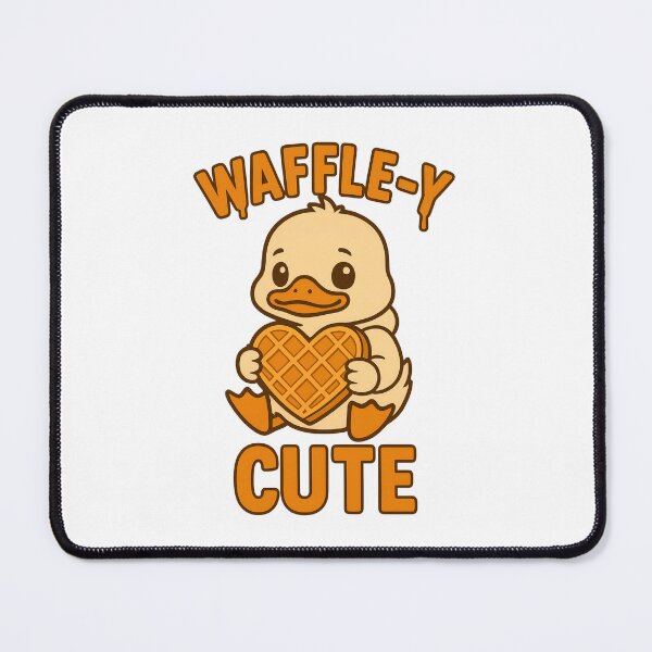 Item preview, Waffle-y Cute Duck – Kawaii Breakfast Lover Design for Foodie Fans designed and sold by TeeTimeTreasure.