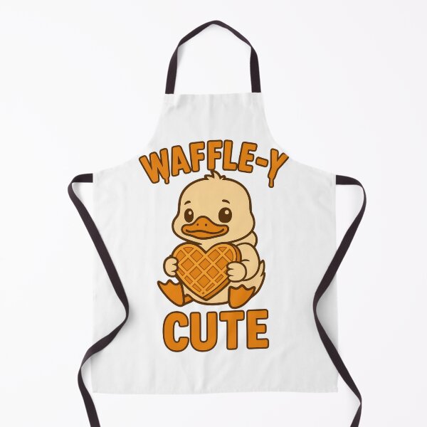 Item preview, Waffle-y Cute Duck – Kawaii Breakfast Lover Design for Foodie Fans designed and sold by TeeTimeTreasure.