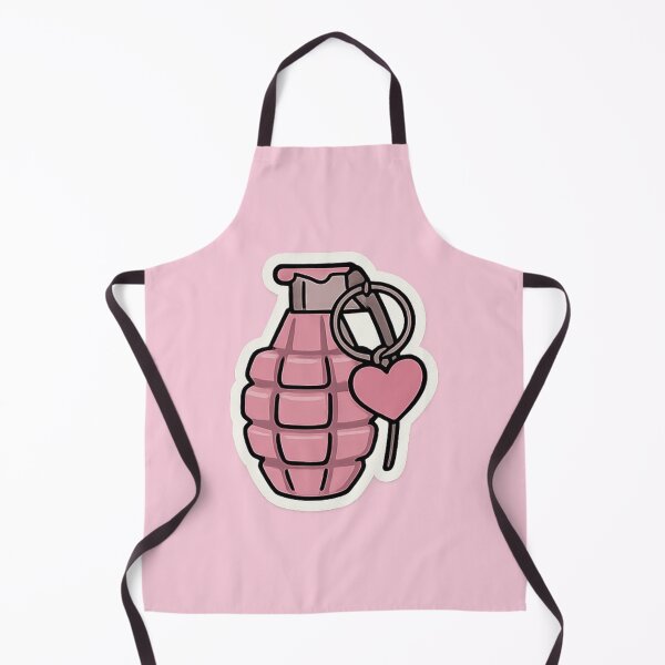 Item preview, Heart-Pin Grenade - Military Girlie Vol. 2 designed and sold by YourNerdySupply.