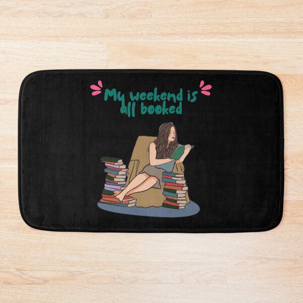 Item preview, My weekend is all booked, book lover designed and sold by doorzz.