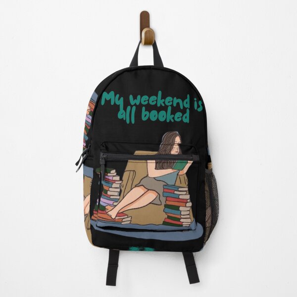 Item preview, My weekend is all booked, book lover designed and sold by doorzz.
