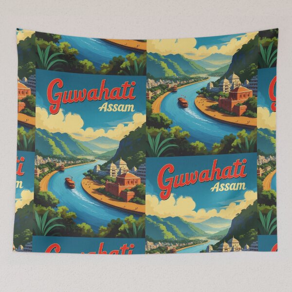 Item preview, Guwahati Assam India Vintage Travel Tourism  designed and sold by TravelersGems.