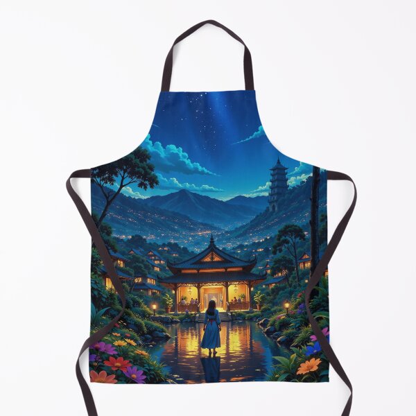 Item preview, Starry Night at the Temple designed and sold by Ambient Flow.