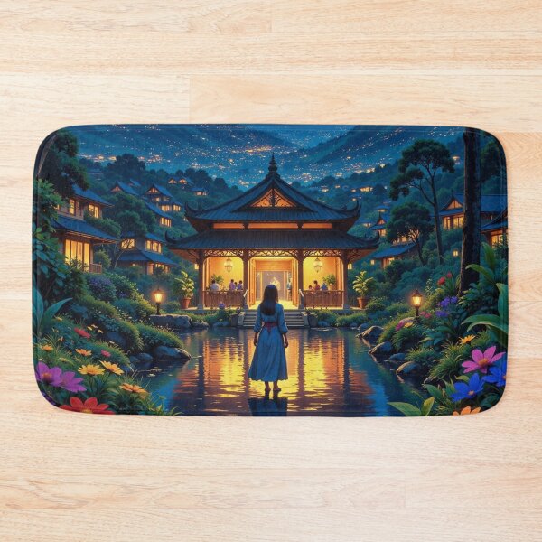 Item preview, Starry Night at the Temple designed and sold by Ambient Flow.