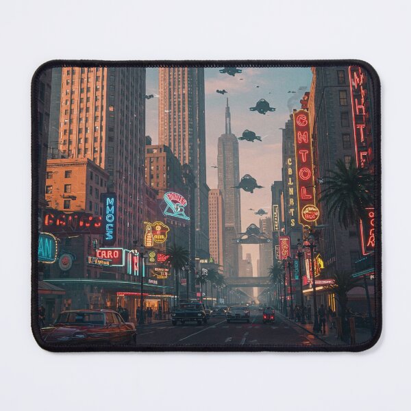 Item preview, Retro-futuristic city designed and sold by P-OH-Style.