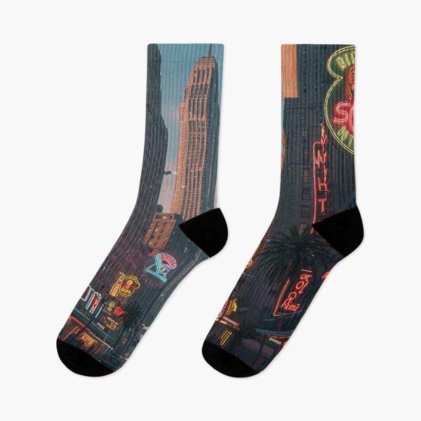 Item preview, Retro-futuristic city designed and sold by P-OH-Style.