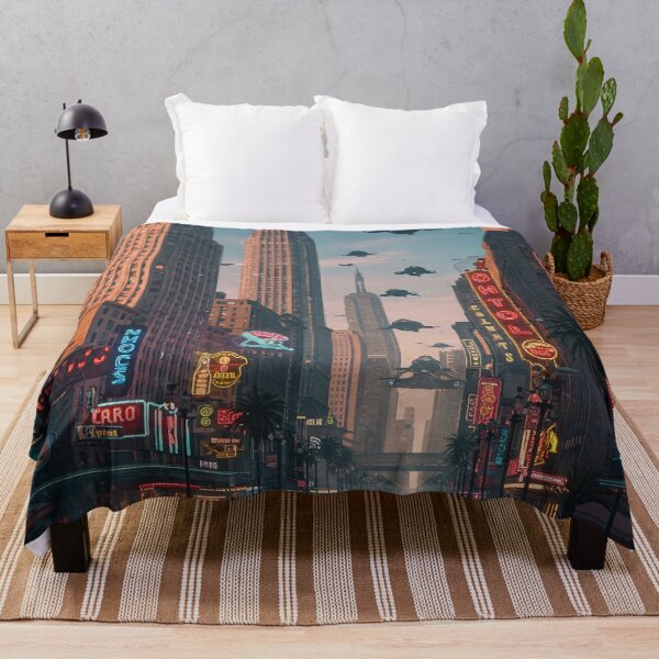 Item preview, Retro-futuristic city designed and sold by P-OH-Style.