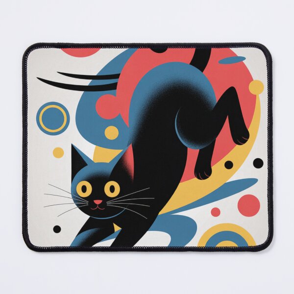 Item preview, Jumping Black Cat designed and sold by whitecat23.