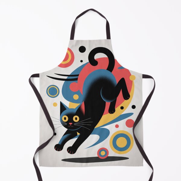 Item preview, Jumping Black Cat designed and sold by whitecat23.