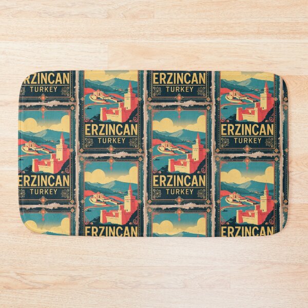 Item preview, Erzincan Turkey Vintage Travel Tourism designed and sold by TravelersGems.