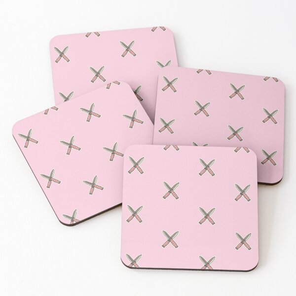 Item preview, Crossed Combat Knives - Pink Military Girl Vol.1 designed and sold by YourNerdySupply.