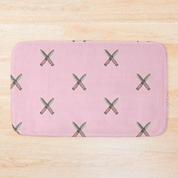 Item preview, Crossed Combat Knives - Pink Military Girl Vol.1 designed and sold by YourNerdySupply.