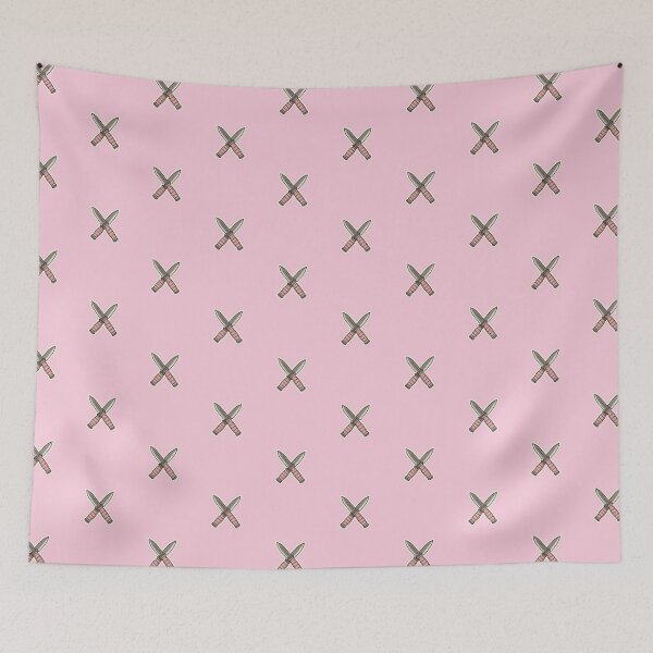 Item preview, Crossed Combat Knives - Pink Military Girl Vol.1 designed and sold by YourNerdySupply.