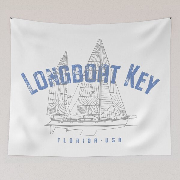 Item preview, Longboat Key Florida Nautical Sailboat Design designed and sold by Futurebeachbum.