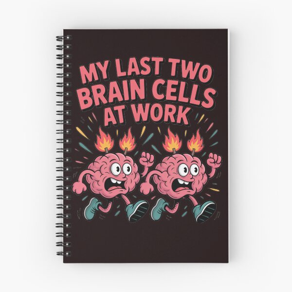 Item preview, My Last Two Brain Cells – Chaos Friends funny carton design designed and sold by PatrykT94.