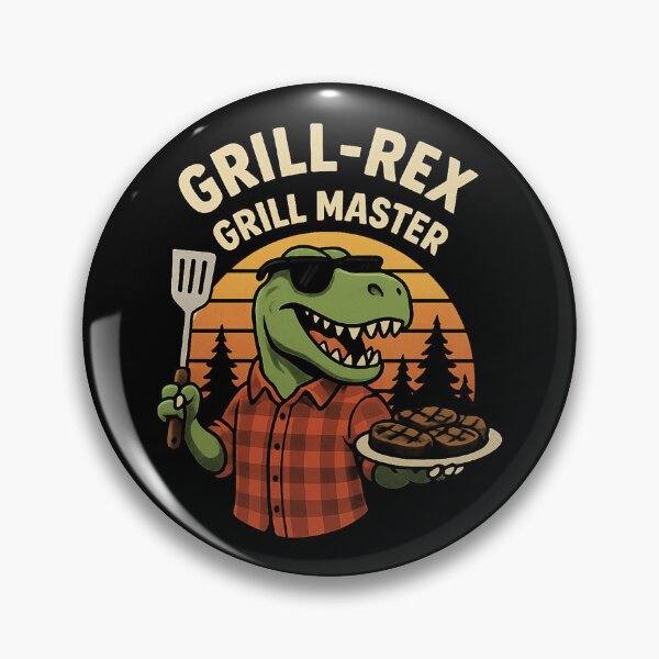 Artikelvorschau, Daddysaurus Rex Lustiges BBQ T-Rex Papa Vatertagsgeschenk entworfen und verkauft von Dazeville Studio1541 .
