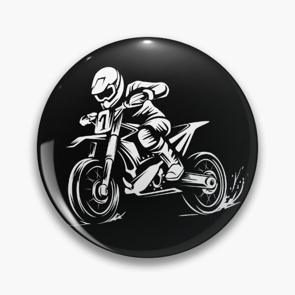 Artikelvorschau, Motorcross Biker als Cartoon - Supermoto und Motorrad entworfen und verkauft von AndreMi.