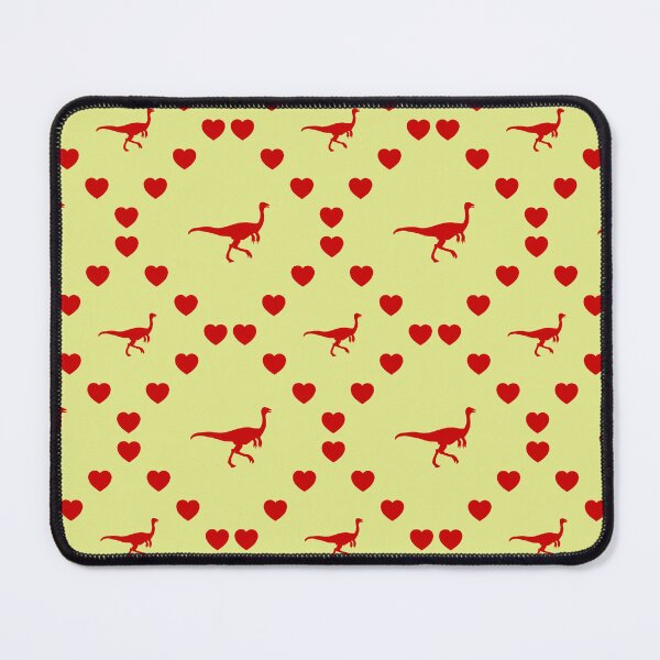 Item preview, Gallimimus Shadow Nahtloses Herzmuster | Gallimimus Shadow Seamless Heart Pattern | Gallimimus Shadow Seamless Heart Pattern | Gallimimus Shadow Modello a cuore senza cuciture designed and sold by TheIconSmith.