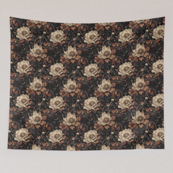 Item preview, Dark Botanical Florals designed and sold by Designbes.