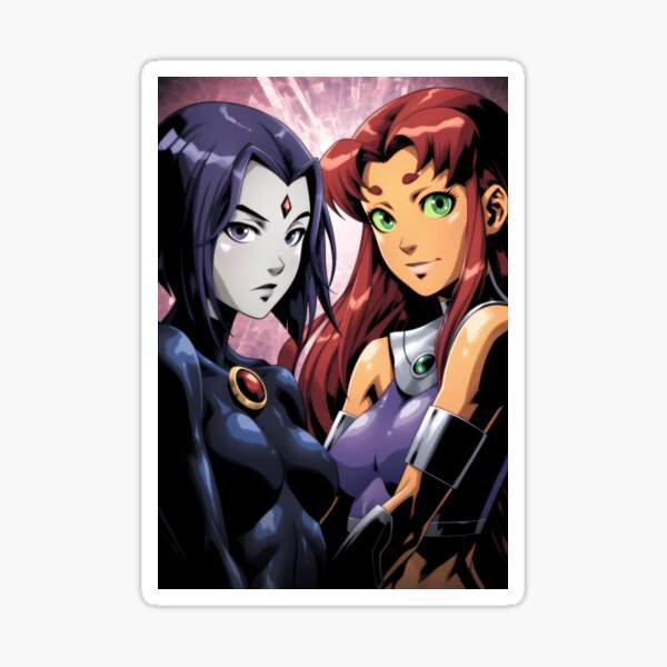 Item preview, Raven & Starfire - 2 designed and sold by Infinite-Aspire.