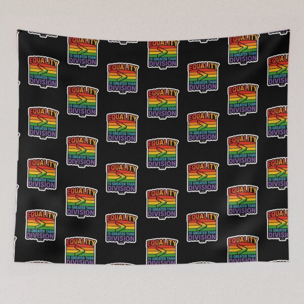 Item preview, Equality Is Greater Than Division - PRIDE designed and sold by LewpyG.