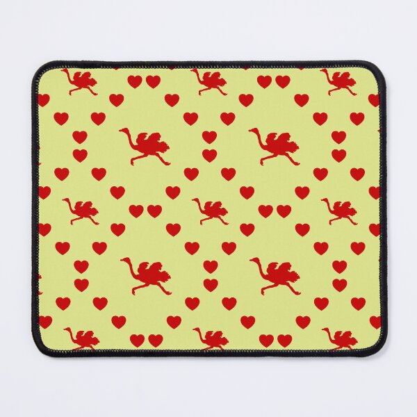 Item preview, Strauß Nahtloses Herzmuster | Ostrich Modèle de cœur sans couture | Ostrich Seamless Heart Pattern | Struzzo Motivo a cuore senza cuciture designed and sold by TheIconSmith.