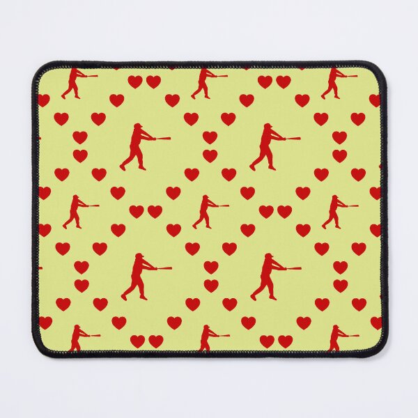 Item preview, Le joueur de baseball Nahtperd Herzmuster | Joueur de baseball Modèle de cœur sans couture | Modèle de coeur sans couture de joueur de baseball | Jeu de baseball Motif à cœur sans cuisine designed and sold by TheIconSmith.