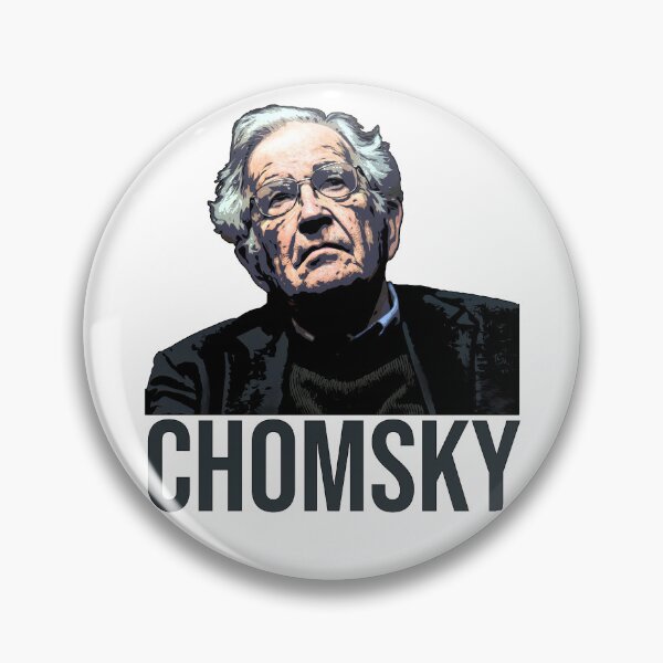 Item preview, Professor Noam Chomsky, Linguist and Intellect illustrated graphic designed and sold by Signs for Dark Times.
