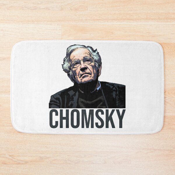 Item preview, Professor Noam Chomsky, Linguist and Intellect illustrated graphic designed and sold by Signs for Dark Times.