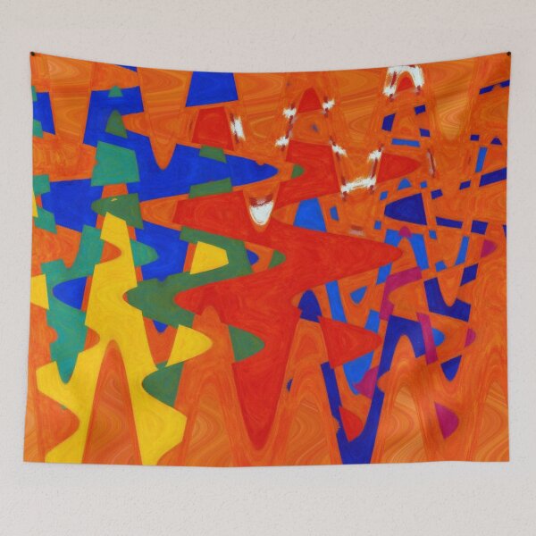 Item preview, Colorful, distorted geometry composition designed and sold by Sigtrix.