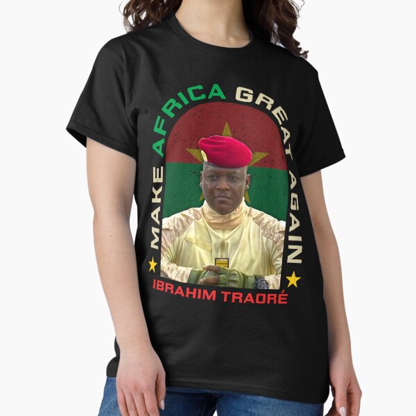 Make Africa Great Again – Ibrahim Traoré Tribute Design T-Shirt Classic T-Shirt