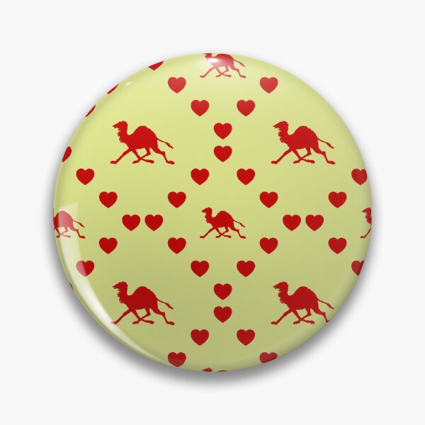 Item preview, Kamel Nahtloses Herzmuster | Chameau Modèle de cœur sans couture | Camel Seamless Heart Pattern | Cammello Motivo a cuore senza cuciture designed and sold by TheIconSmith.