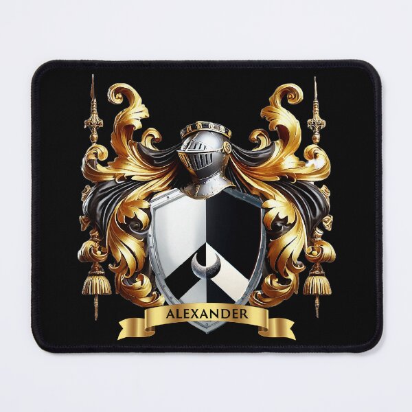 Item preview, Alexander Family Crest Regal Heritage Coat of Arms Emblem designed and sold by Highlandkings.