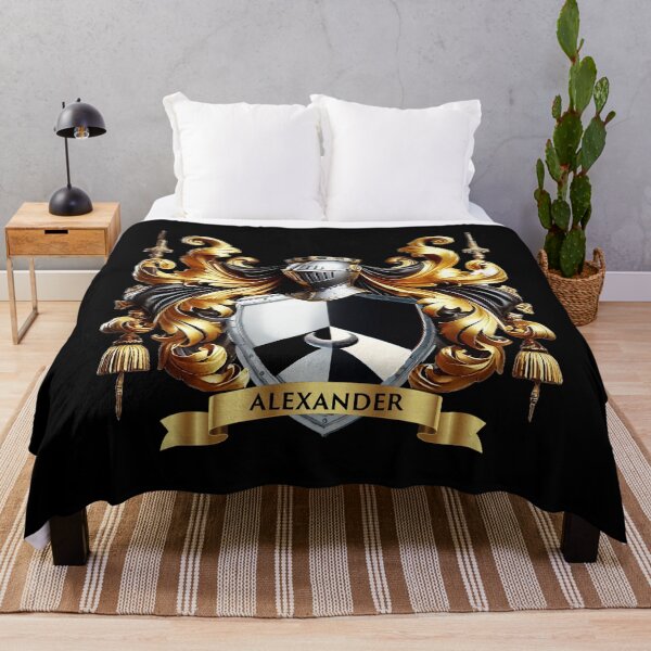 Item preview, Alexander Family Crest  Regal Heritage Coat of Arms Emblem designed and sold by Highlandkings.