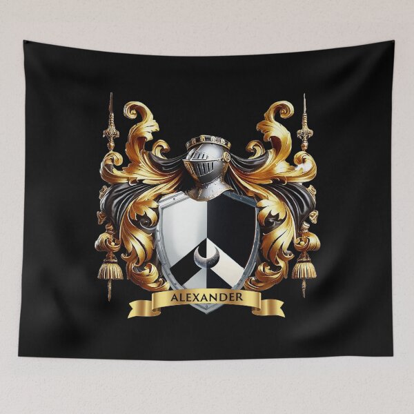 Item preview, Alexander Family Crest  Regal Heritage Coat of Arms Emblem designed and sold by Highlandkings.