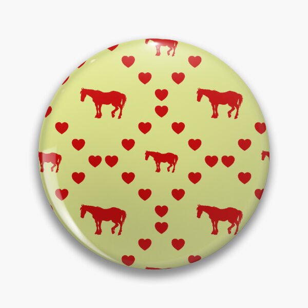 Item preview, Pferd Nahtloses Herzmuster | Cheval Modèle de cœur sans couture | Horse Seamless Heart Pattern | Cavallo Motivo a cuore senza cuciture designed and sold by TheIconSmith.