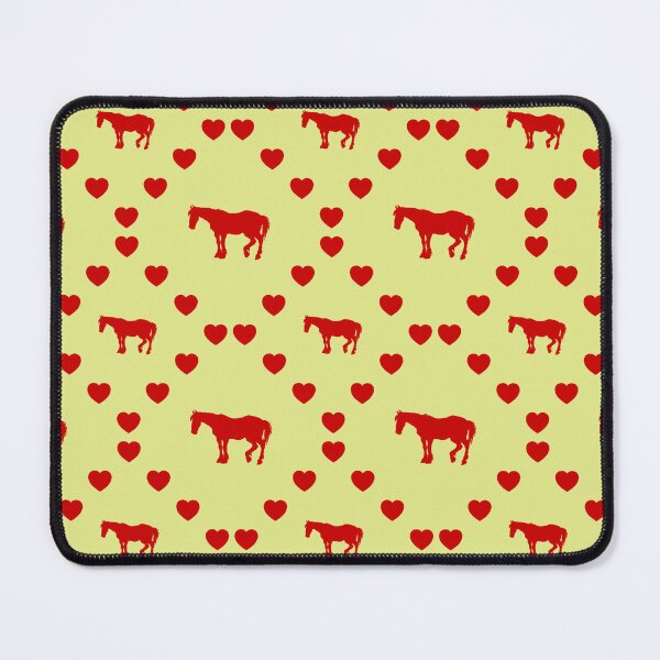 Item preview, Pferd Nahtloses Herzmuster | Cheval Modèle de cœur sans couture | Horse Seamless Heart Pattern | Cavallo Motivo a cuore senza cuciture designed and sold by TheIconSmith.