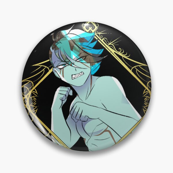 Item preview, CRYSTAL AGE PIN - Turquoise designed and sold by shimashimamom.