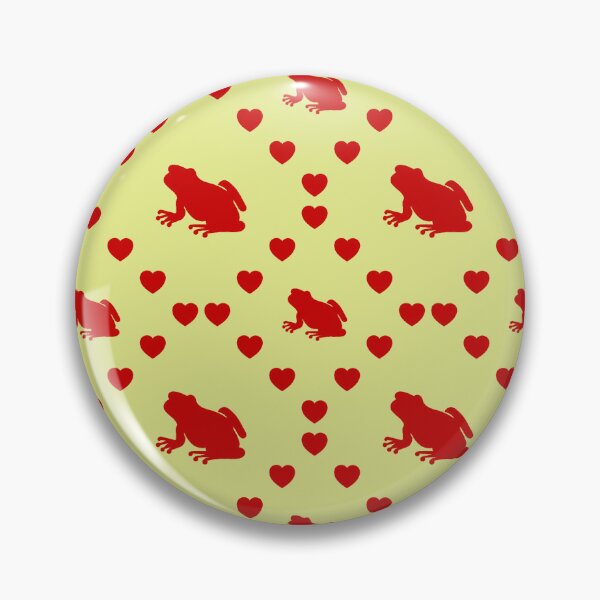 Item preview, Frosch Nahtloses Herzmuster | Grenouille Modèle de cœur sans couture | Frog Seamless Heart Pattern | Rana Motivo a cuore senza cuciture designed and sold by TheIconSmith.