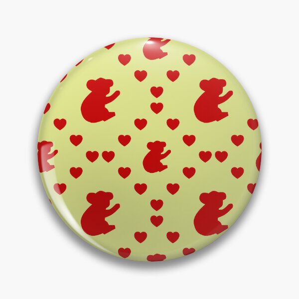 Item preview, Koala Nahtloses Herzmuster | Koala Modèle de cœur sans couture | Koala Seamless Heart Pattern | Koala Motivo a cuore senza cuciture designed and sold by TheIconSmith.