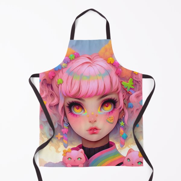 Item preview, Rainbow Candycore Anime Girl Fantasy designed and sold by bubblegoth.